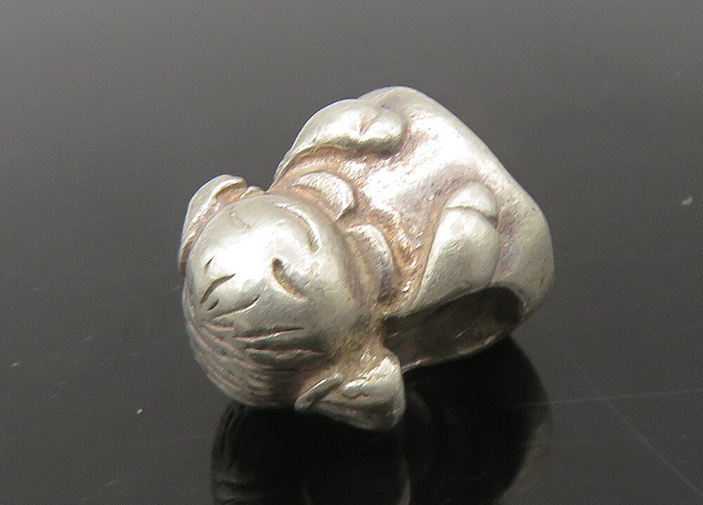 PANDORA 925 Silver  Vintage Little Girl With Pigtails Slide Pendant  PT18148