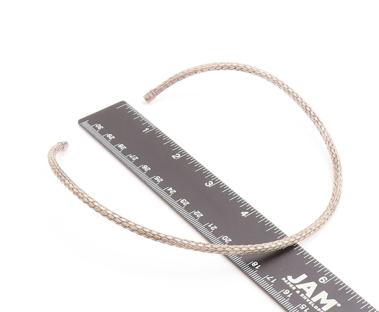 BALI 925 Sterling Silver  Vintage Dark Tone Weaved Collar Necklace  NE1497