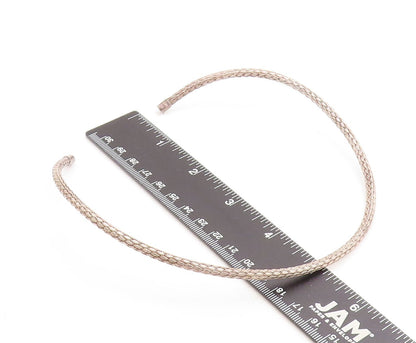 BALI 925 Sterling Silver  Vintage Dark Tone Weaved Collar Necklace  NE1497