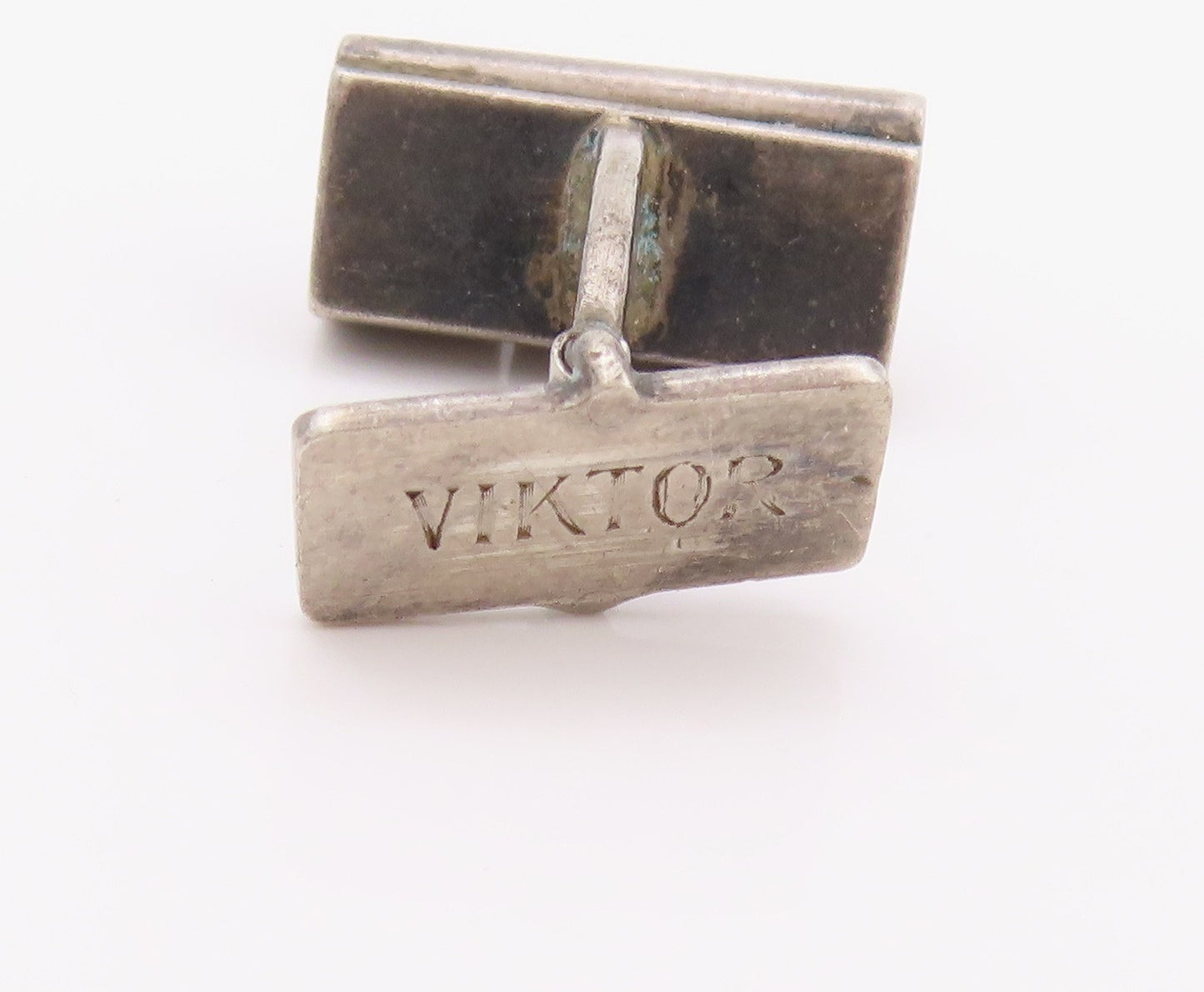 925 Sterling Silver Vintage Cuff Links GEORG JENSEN DENMARK Brick Design  TR3948