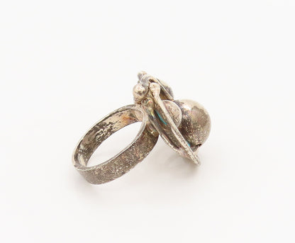AVI SOFFER ISRAEL 925 Silver  Vintage Braded Designer Ring Sz 4.25  RG26797