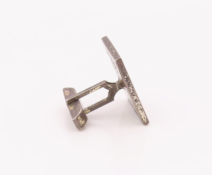 FENWICK & SAILORS 925 Silver  Vintage One Penny Postage Stamp Cufflinks TR3283