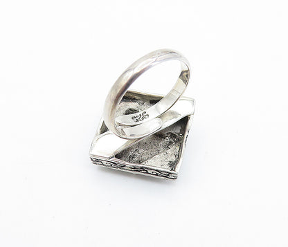 925 Sterling Silver  Vintage Ganesha Hindu God Cocktail Ring Sz 6  RG7839