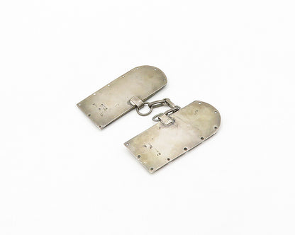 ISRAEL 925 Sterling Silver Vintage Etched Ten Commandments Key Chain TR2707