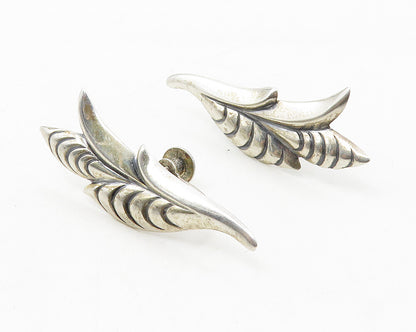 JEWEL ART 925 Sterling Silver  Vintage Floral Non Pierce Drop Earrings  EG5463