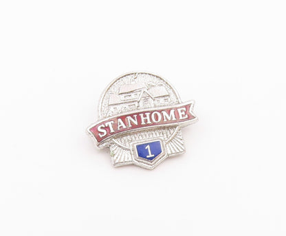 925 Sterling Silver  Vintage Enamel Stanhome Salesman Brooch Pin  BP9296