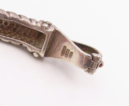 925 Sterling Silver Vintage Bracelet WHITHEY KELLY Twisted Rope Link  BT11489