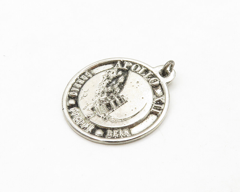 925 Sterling Silver  Vintage Apollo XII Spacecraft 1969 Pendant  PT15510