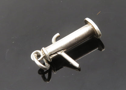 925 Sterling Silver  Vintage Petite Shiny Smooth Pendant  PT15919
