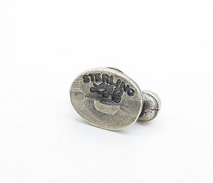 925 Sterling Silver  Vintage Petite Old Fashioned Telephone Pendant  PT5231