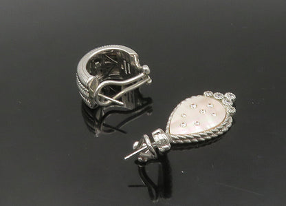 JUDITH RIPKA 925 Sterling Silver Vintage Multi Stone Lot Single Earrings EG11319
