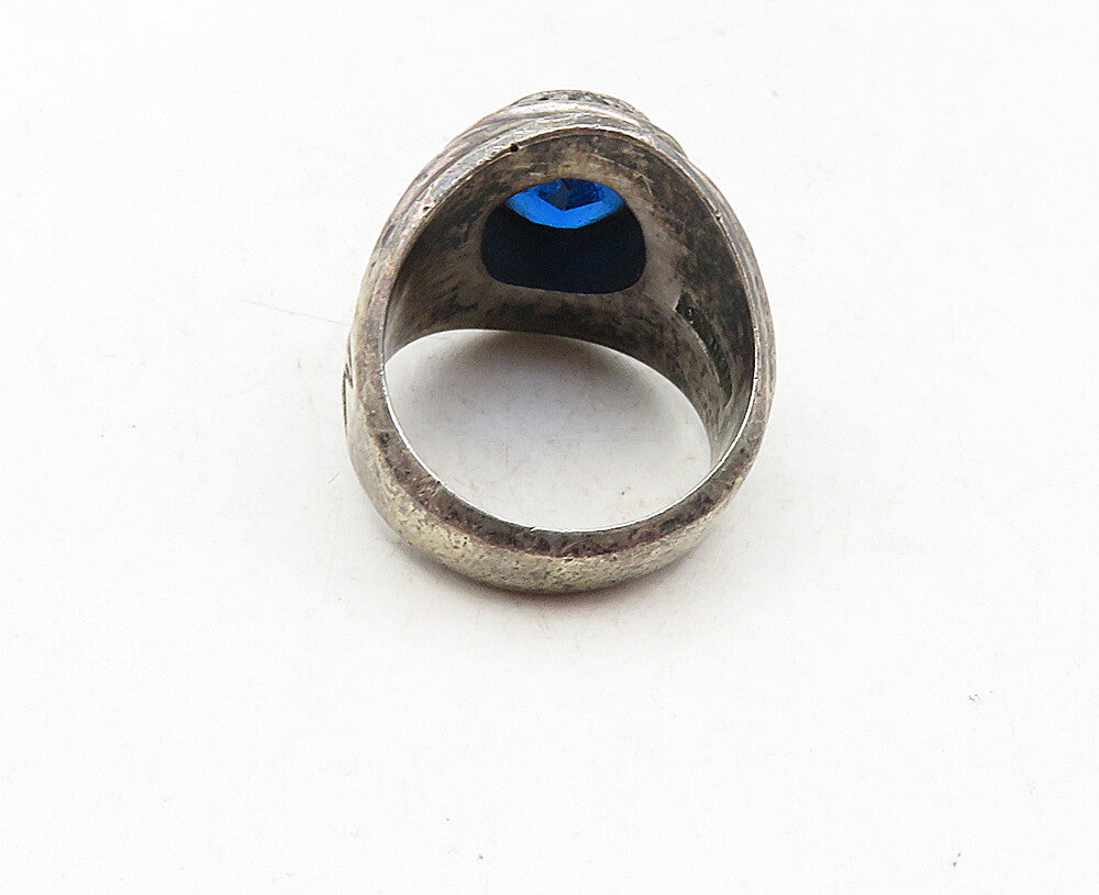 925 Sterling Silver Vintage Ft. Lee Intermediate School 1968 Ring Sz 5 RG9520