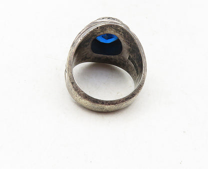 925 Sterling Silver Vintage Ft. Lee Intermediate School 1968 Ring Sz 5 RG9520