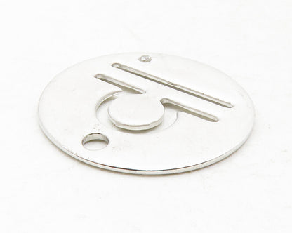 925 Sterling Silver  Genuine Diamond Accent Libra Zodiac Pendant  PT10185