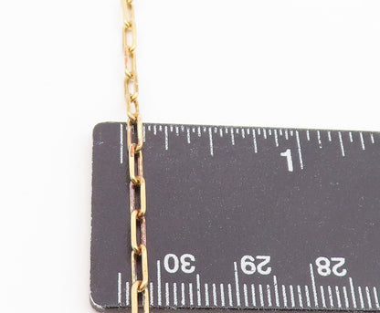 925 Sterling Silver Vintage Necklace Gold Plated CZ Good Luck Medallion  NE4928