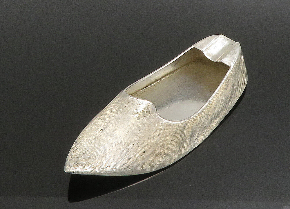 925 Sterling Silver  Vintage Pointed Shoe Shaped Ash Tray  TR3175
