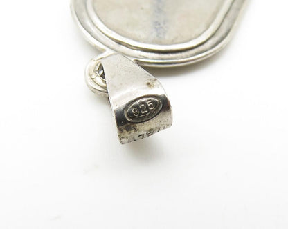 925 Sterling Silver  Vintage Praying Little Girl Drop Pendant  PT8127