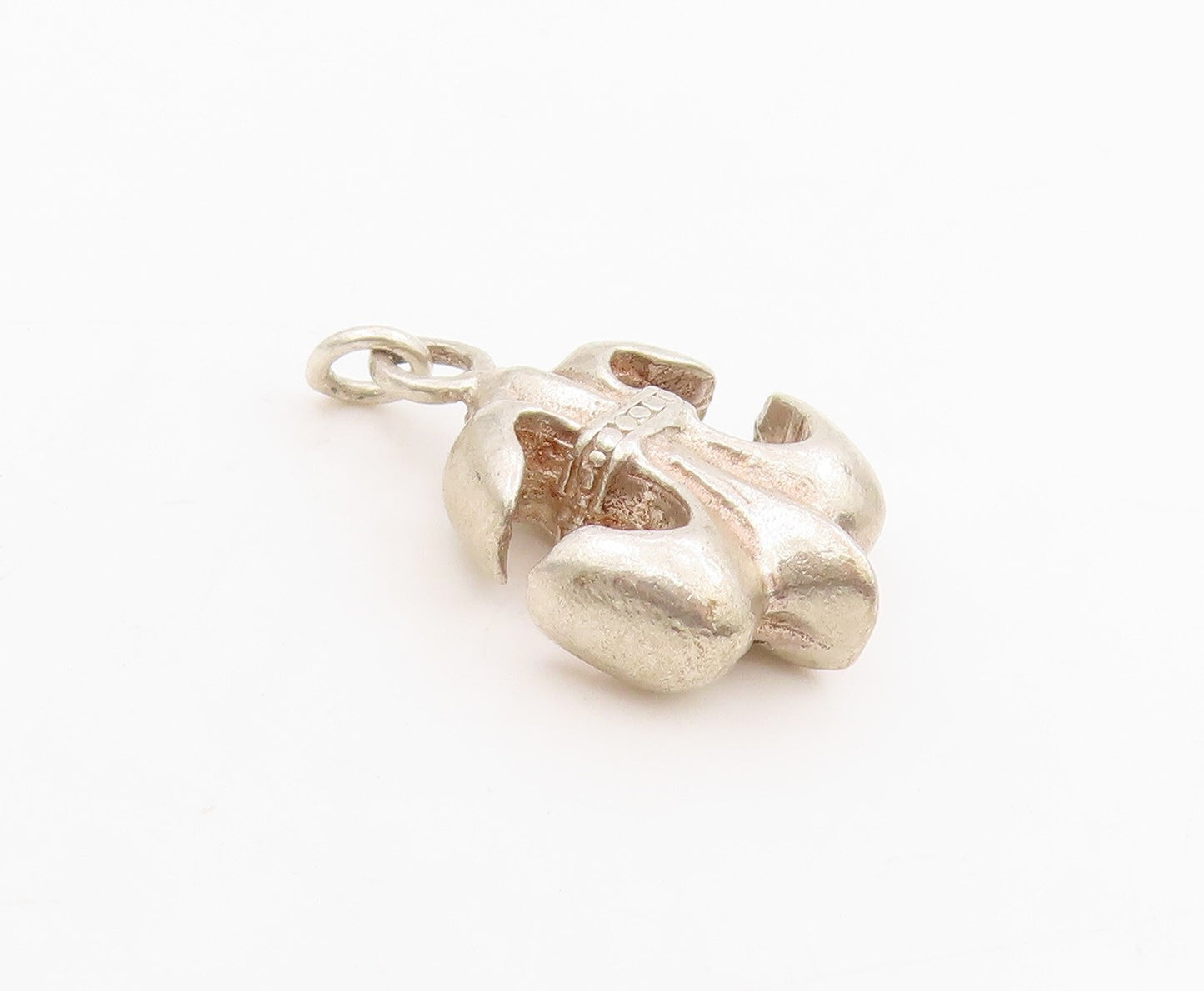 925 Sterling Silver Vintage Pendant Modernist Nautical Anchor Charm  PT25580