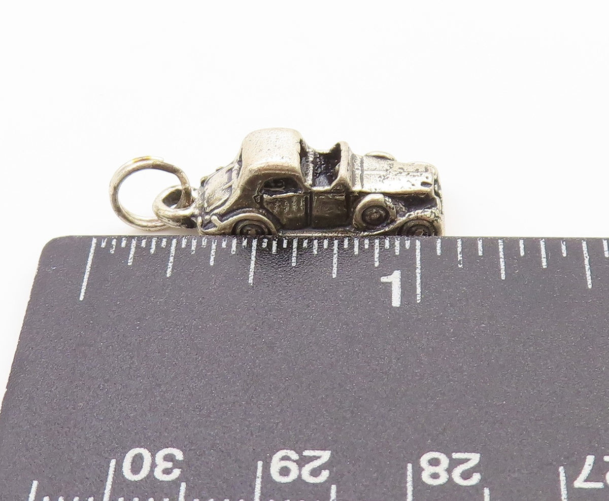 925 Sterling Silver Vintage Pendant Miniature Retro Rolls Royce Charm  PT25081