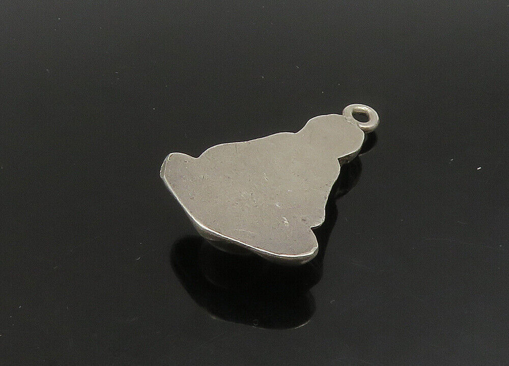 925 Sterling Silver  Vintage Shiny Fortune Teller Motif Pendant  PT19360