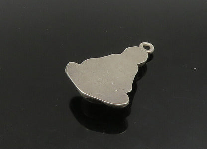 925 Sterling Silver  Vintage Shiny Fortune Teller Motif Pendant  PT19360