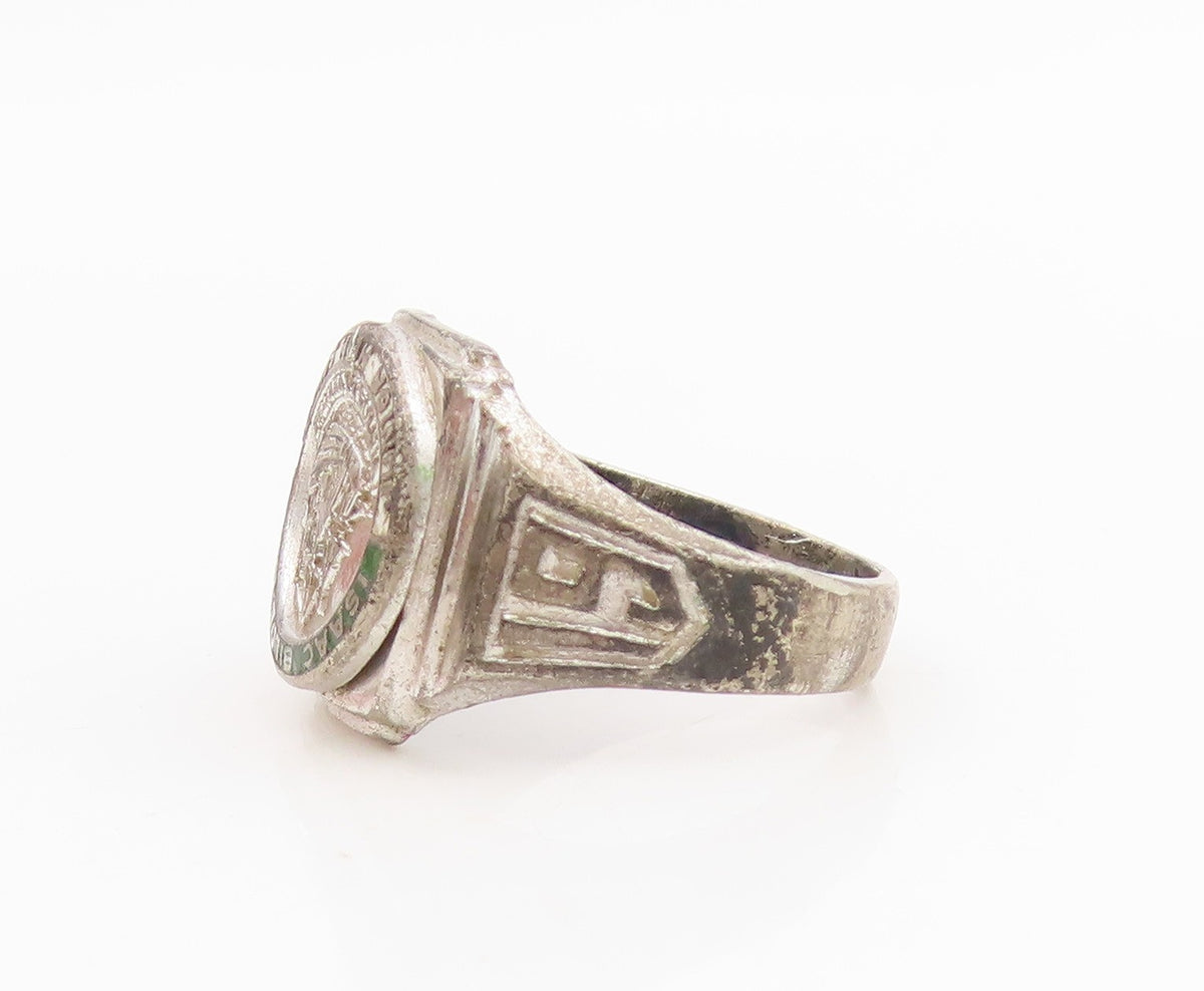 925 Sterling Silver Vintage Ring REED & CO Isaac Bildersee Band  Sz 7.5  RG34760