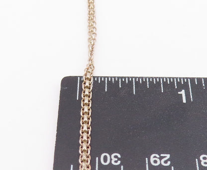 925 Sterling Silver Vintage Necklace Intricate Etched Droplet Choker  NE4738