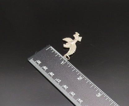 925 Sterling Silver  Vintage Eagle Man With Wings Out Pendant  PT20978