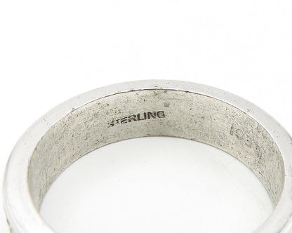 925 Sterling Silver  Sparkling Cubic Zirconia Eternity Ring Sz 6.5  RG11176