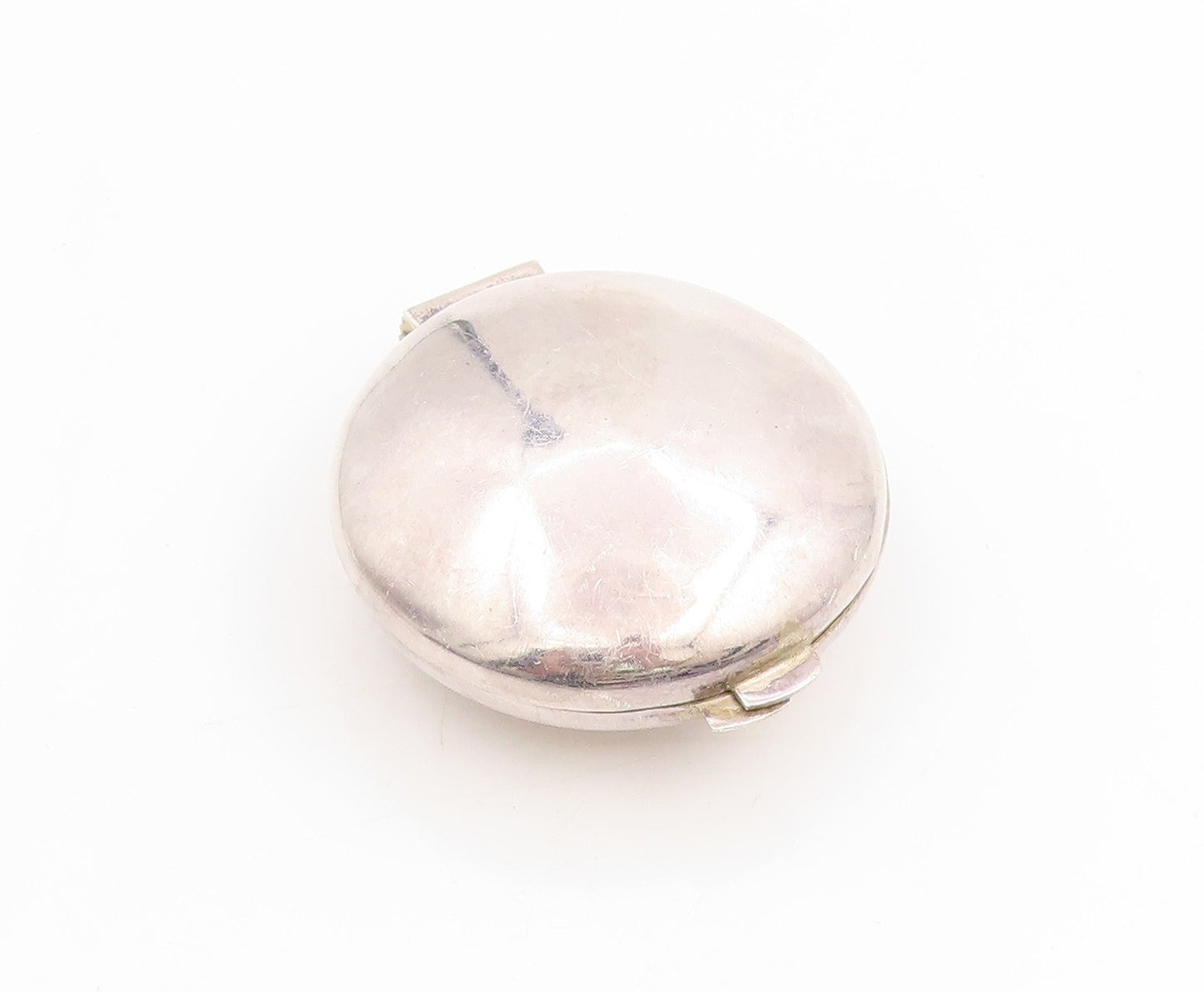925 Sterling Silver Vintage Pill Box EMILIA CASTILLO Fairy Trinket OPENS  TR4106