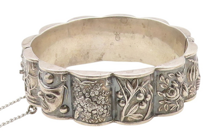 925 Sterling Silver Vintage Bracelet SAFIR Portuguese Seasons Of Life  BT12156