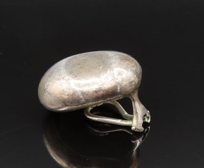 TIFFANY & CO. 925 Silver  Vintage Peretti Bean Non Pierced Earrings  EG11936