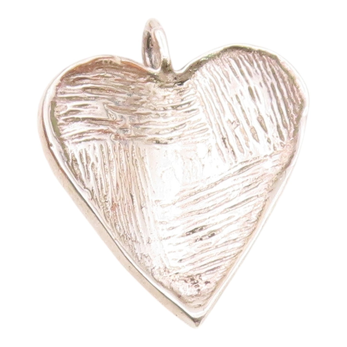 ESPERANZA MEXICO 925 Sterling Silver  Vintage Love Heart Pendant  PT17579
