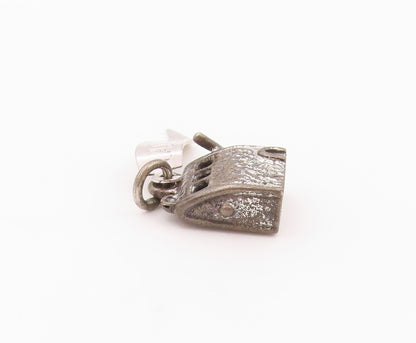 925 Sterling Silver Vintage Pendant Las Vegas Casino Slot Machine Charm  PT26452