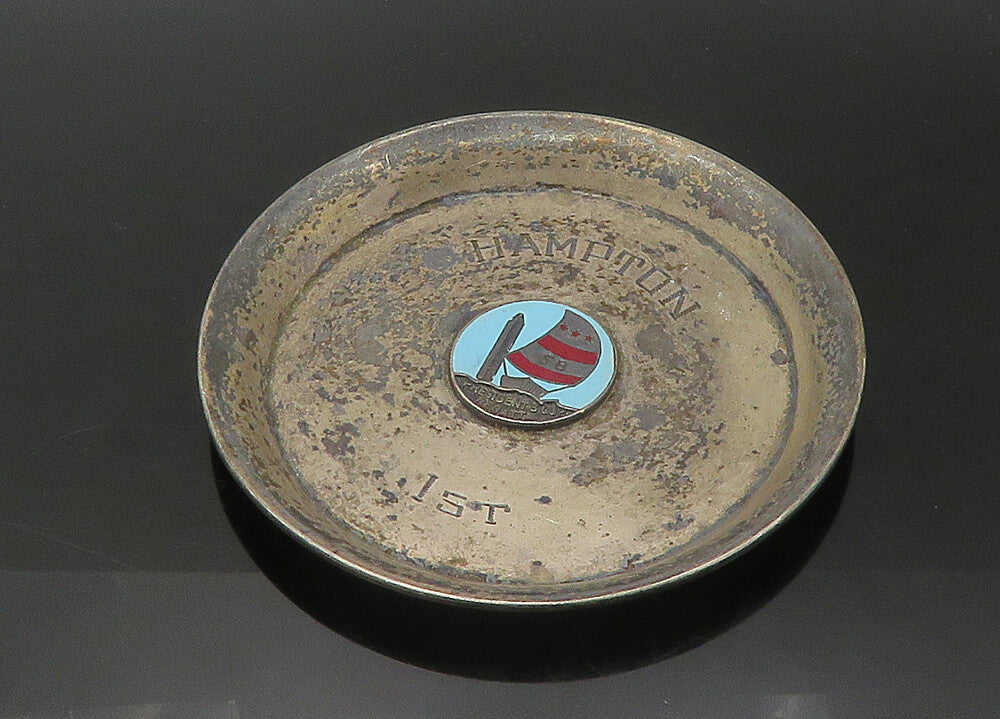 SCHOFIELD 925 Silver  Vintage President's Cup Regatta Trinket Dish  TR3080