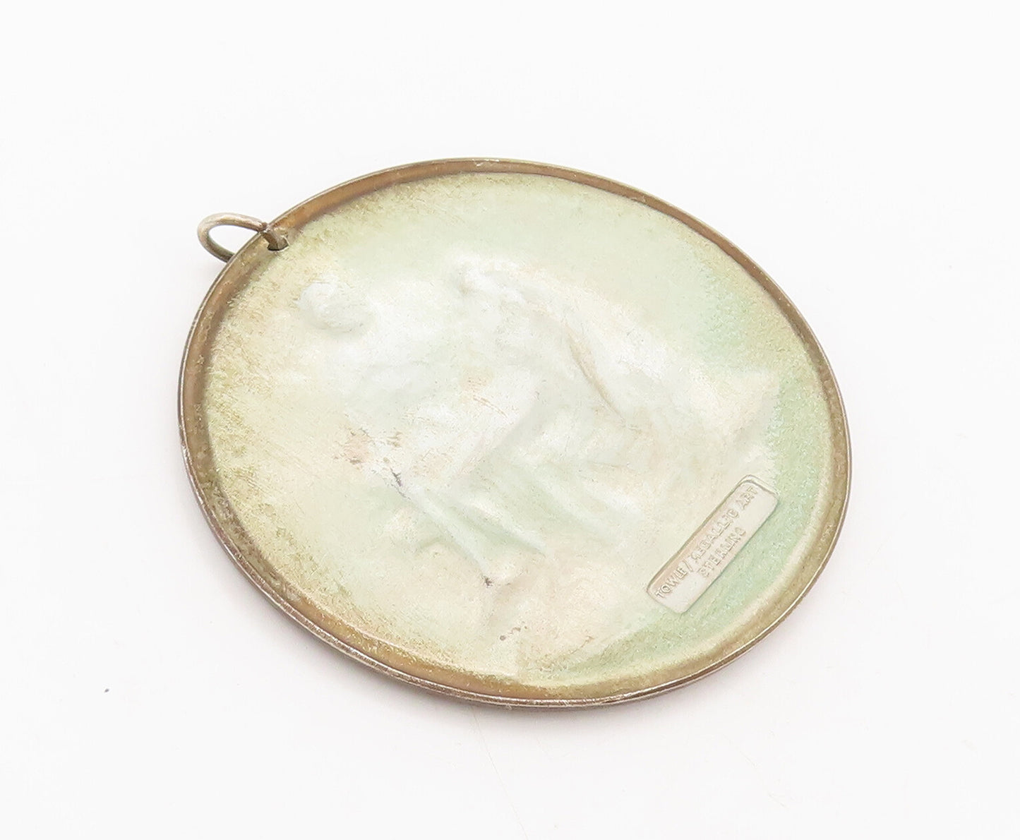 925 Sterling Silver Vintage Pendant TOWLE 1964 Large Michelangelo PT22496