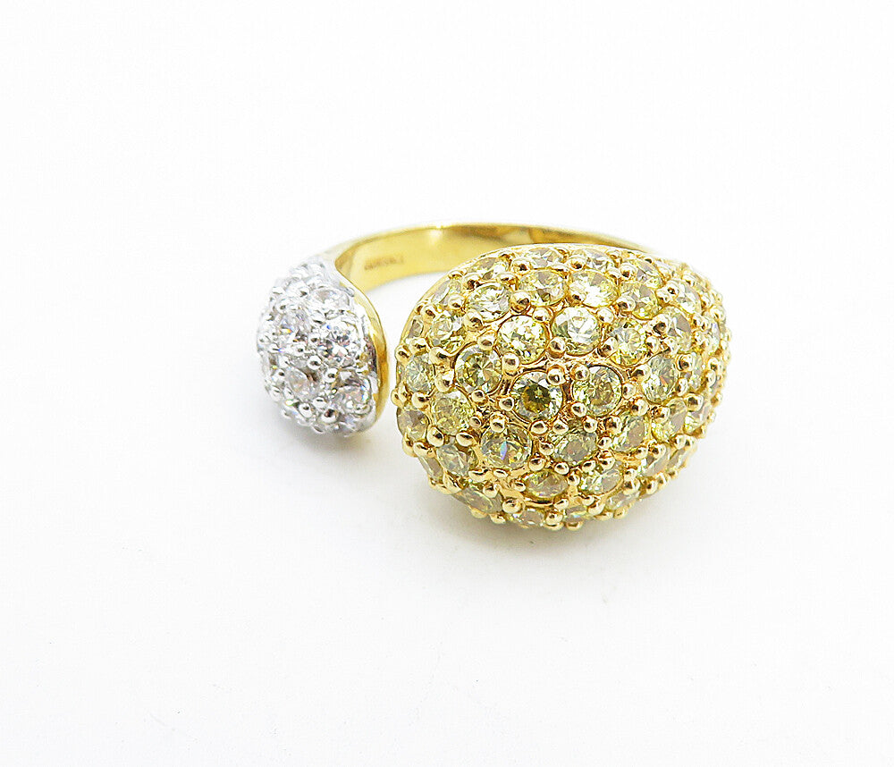 925 Sterling Silver  Cubic Zirconia & Peridot Stars Band Ring Sz 9.5  RG5251