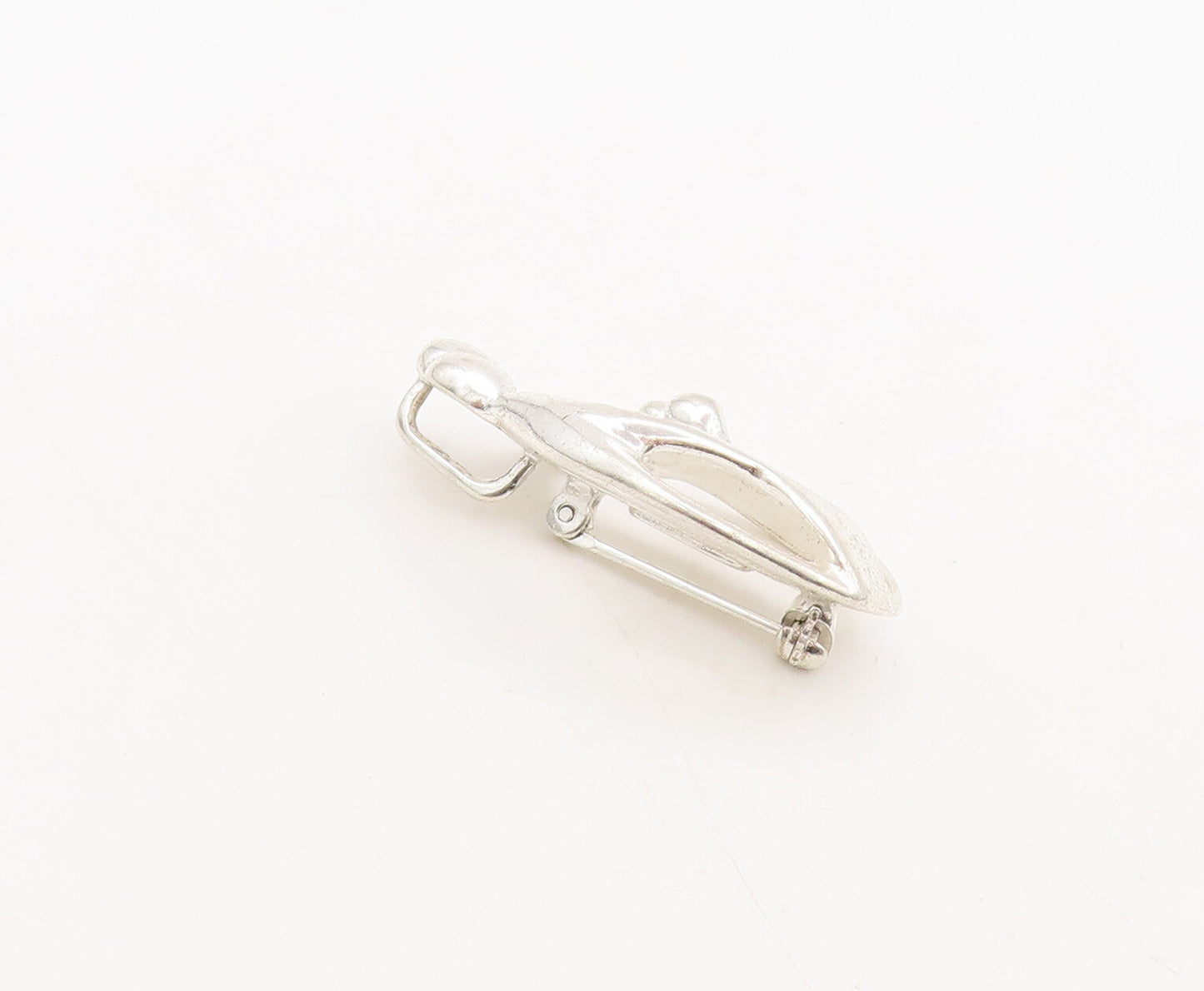 925 Sterling Silver Vintage Brooch Pin CAROLYN POLLACK Happy Community  BP10561