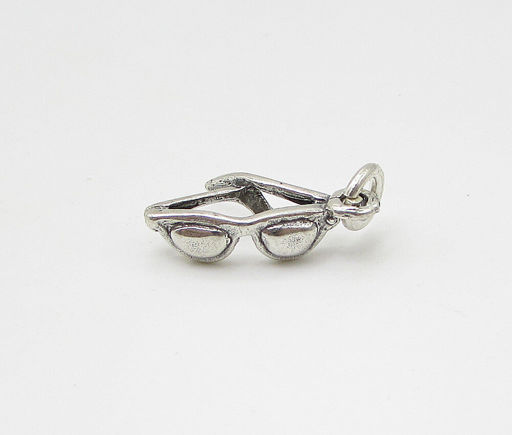 925 Sterling Silver  Vintage Sunglasses Charm Pendant  PT1868