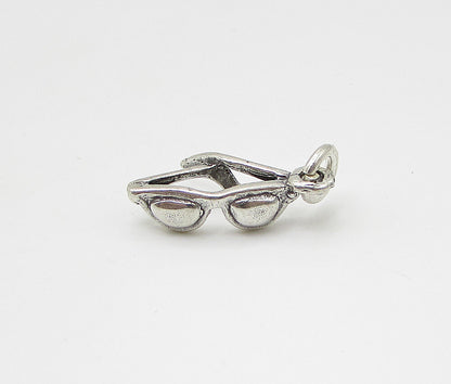 925 Sterling Silver  Vintage Sunglasses Charm Pendant  PT1868