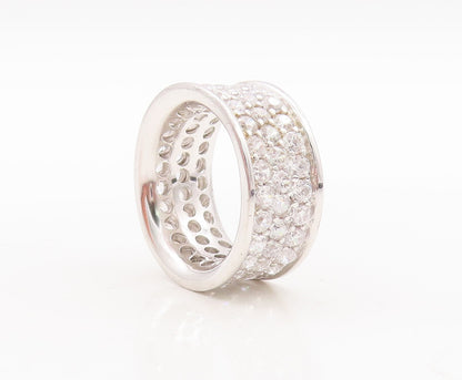 925 Sterling Silver Vintage Ring Minimalist CZ Inlay 360 Band  Sz 7  RG29802