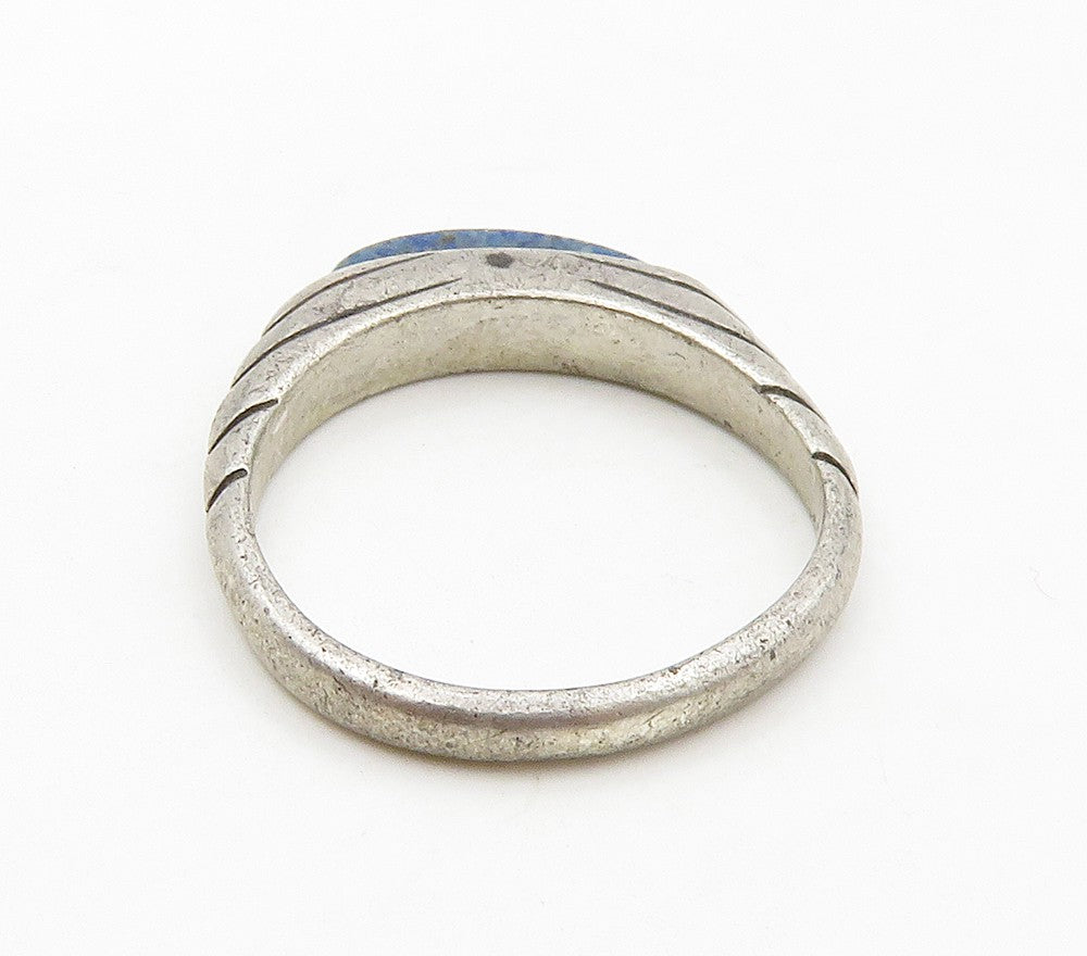 CAROLYN POLLACK RELIOS 925 Silver Vintage Lapis Lazuli Ring Sz 6  RG16012