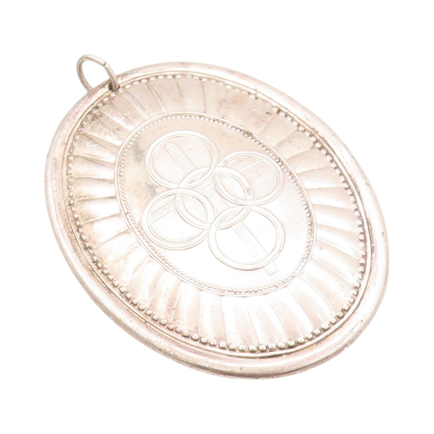 925 Sterling Silver Vintage Pendant 1975 TOWLE Etched Religious Cross  PT24193