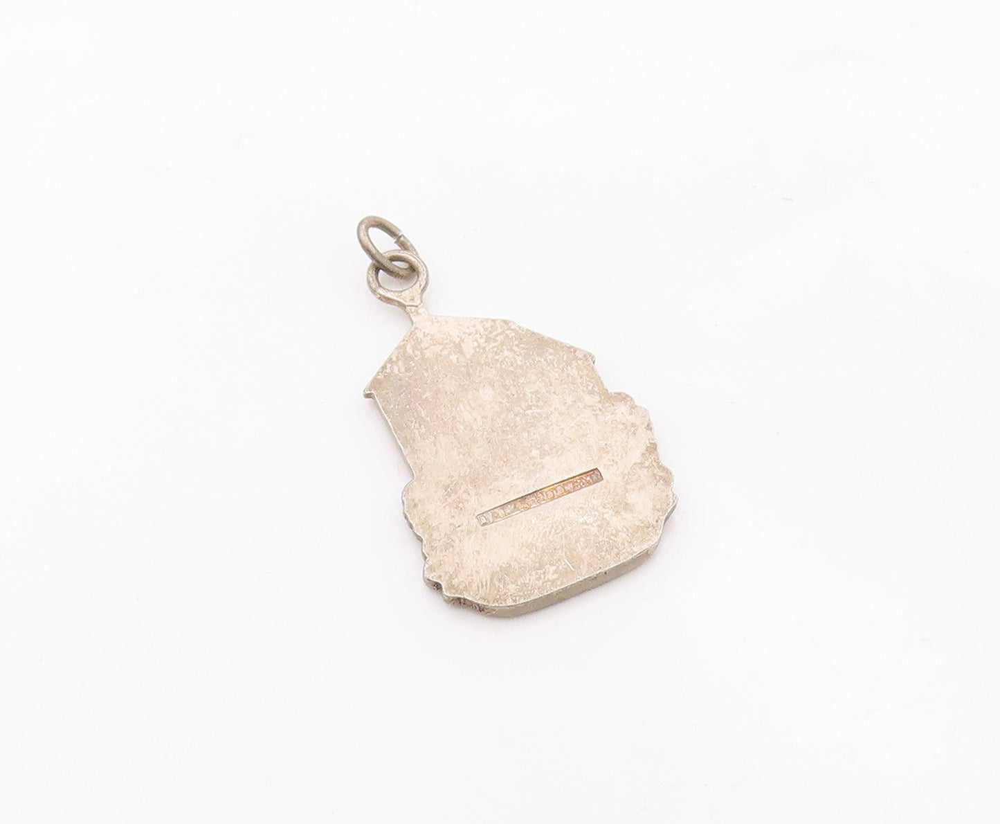 HOLLAND 925 Sterling Silver  Vintage The Upper Room Building Pendant  PT7170