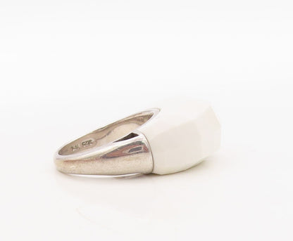 925 Sterling Silver Vintage Ring WHITNEY KELLY Designer Gemstone  Sz 8  RG31058