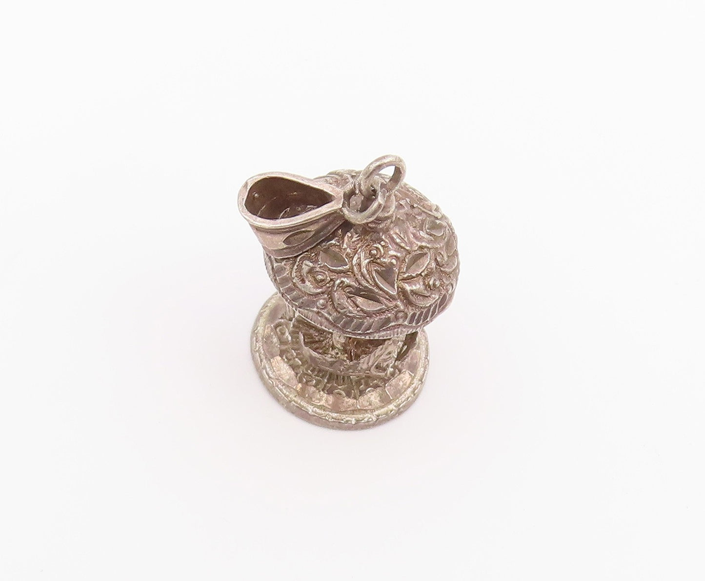925 Sterling Silver Vintage Pendant STEFANI ARGENTO Spinning Carousel  PT26395