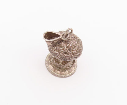 925 Sterling Silver Vintage Pendant STEFANI ARGENTO Spinning Carousel  PT26395