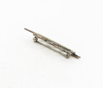 DOSKOW 925 Sterling Silver  Vintage Dark Tone 100 Golf Club Brooch Pin  BP3421