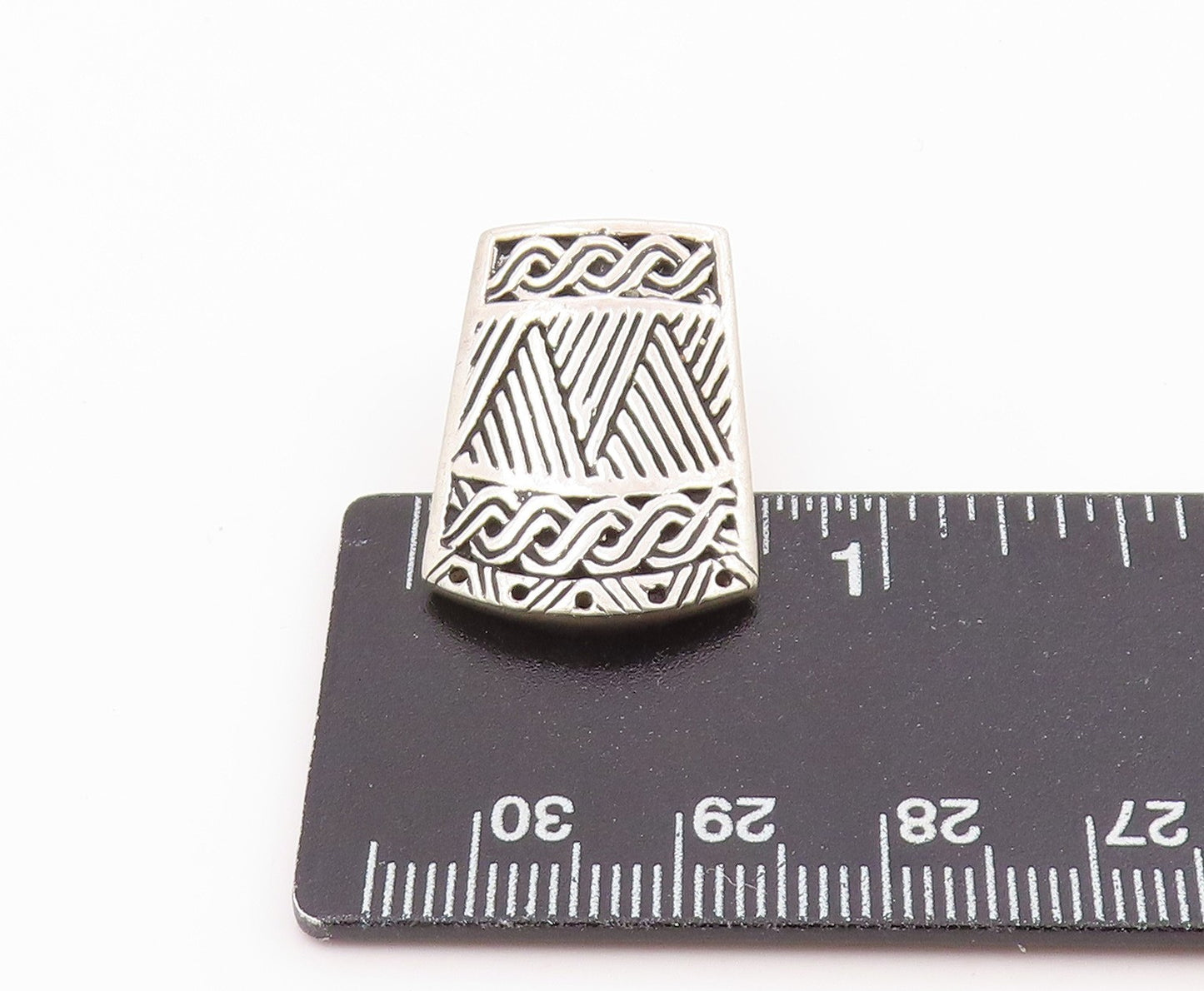 14k Gold & 925 Sterling Silver Vintage Earrings Modernist Single Pieces  EG14303