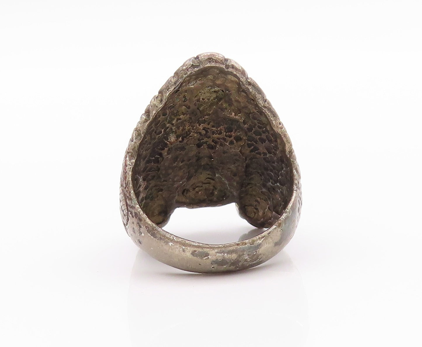 925 Sterling Silver Vintage Ring G&S Native American Warrior  Sz 7  RG32457